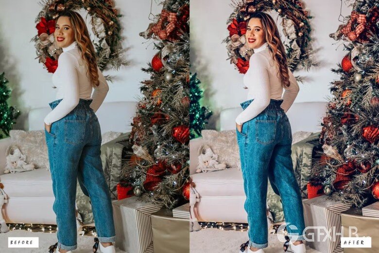 15 Christmas Lightroom Presets 15个圣诞Lightroom预设