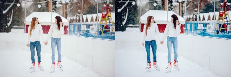 10 x Ice Skate Lightroom Presets 10个冬季滑冰LR预设