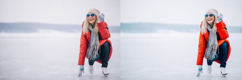 10 x Ice Skate Lightroom Presets 10个冬季滑冰LR预设