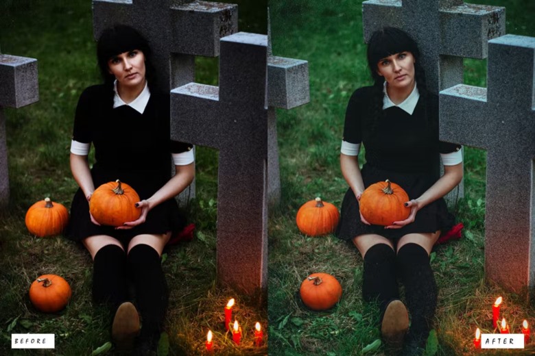 15 Halloween Lightroom Preset 15个万圣节Lightroom预设