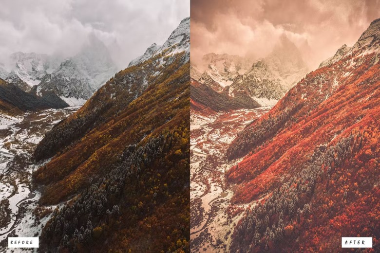 30 Nature HDR Lightroom Preset 30个自然风景 HDR Lightroom预设