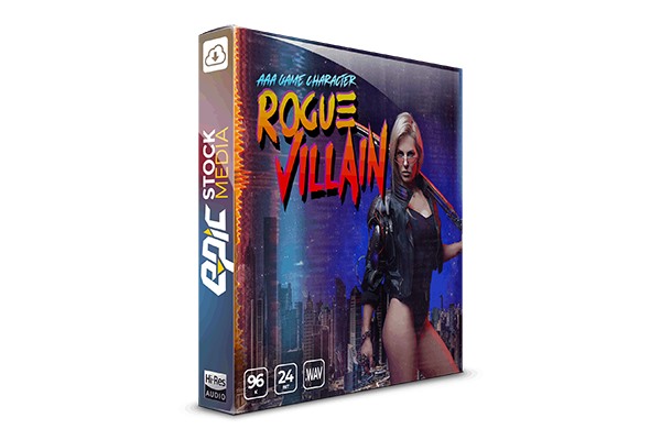 264种游戏角色女盗贼反派女性奇幻游戏音效 Epic Stock Media - AAA Game Character Female Rogue Villain