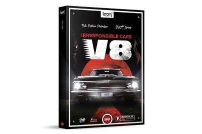 汽车音效库发动机排气慢速中速快速倒车启动和加速等音效 Boom Library – CARS – V8