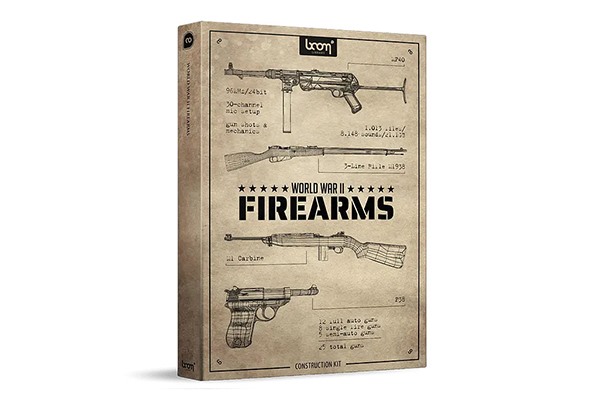 第二次世界大战枪支音效库 Boom Library – World War II Firearms Construction Kit
