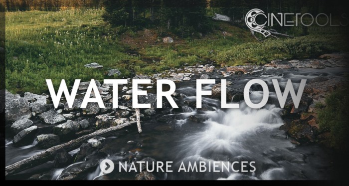 100个舒缓的水流溪水音效 Cinetools - Water Flow