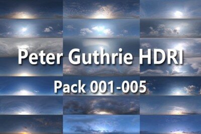 高动态范围全景天空 Peter Guthrie HDRI – Pack 001-005