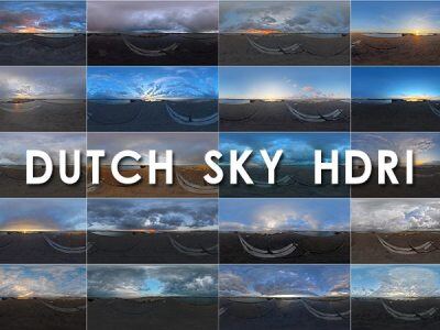 166套全景天空合集 DUTCH SKY HDRI