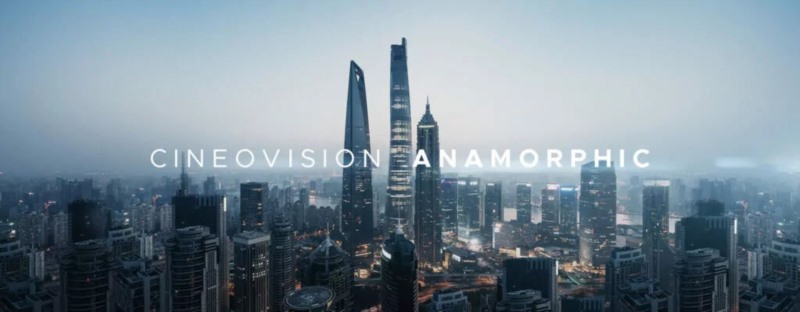 变形光学镜头蓝色条纹光晕耀斑4K视频 Lens Distortions - Cineovision Anamorphic