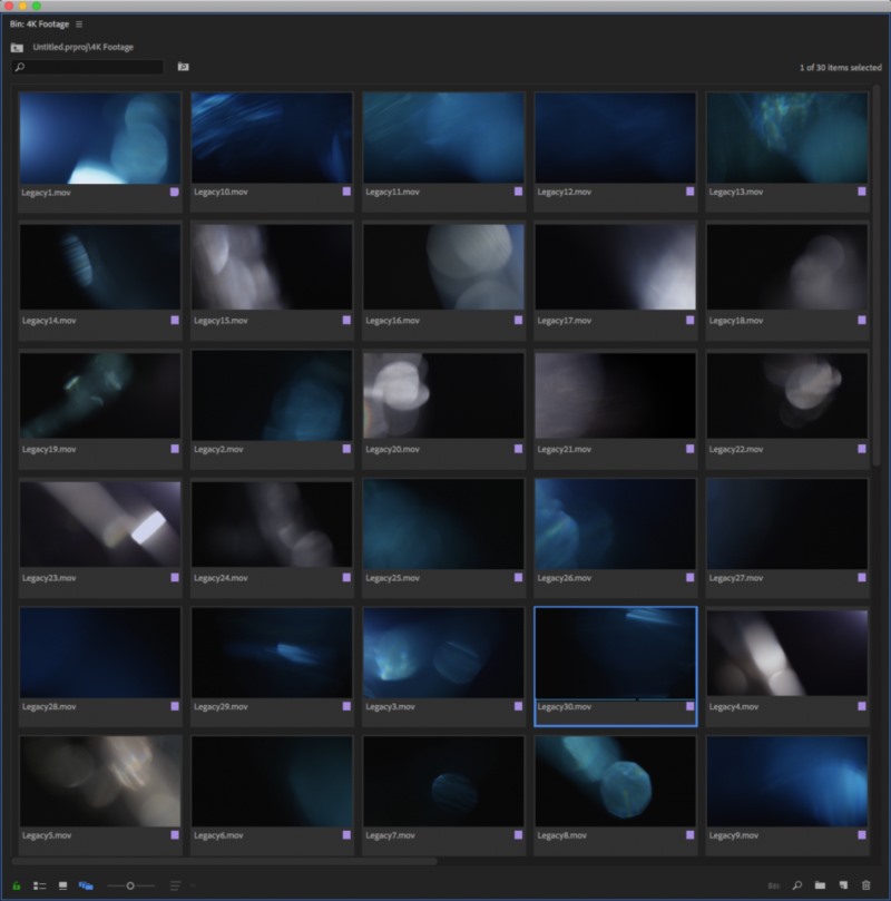 30个4K玻璃镜头光斑漏光失焦视频 Lens Distortions - Legacy 4K