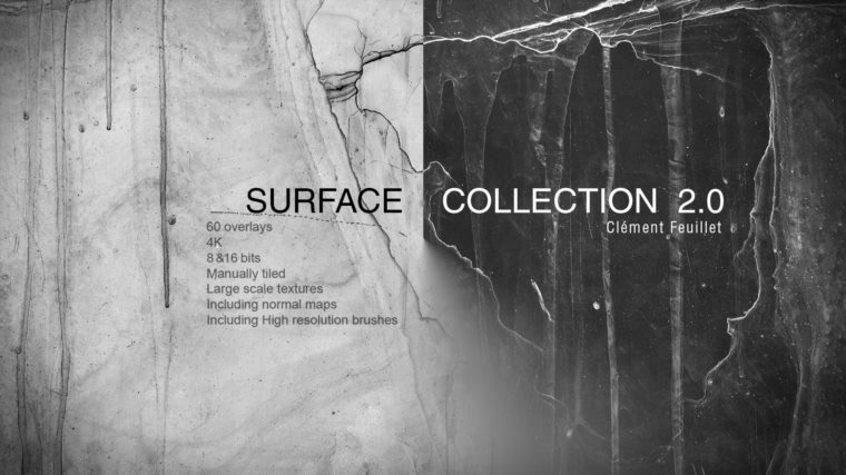 4K污垢灰尘指纹高光遮罩贴图 Mastering CGI - Surface Collection 2.0