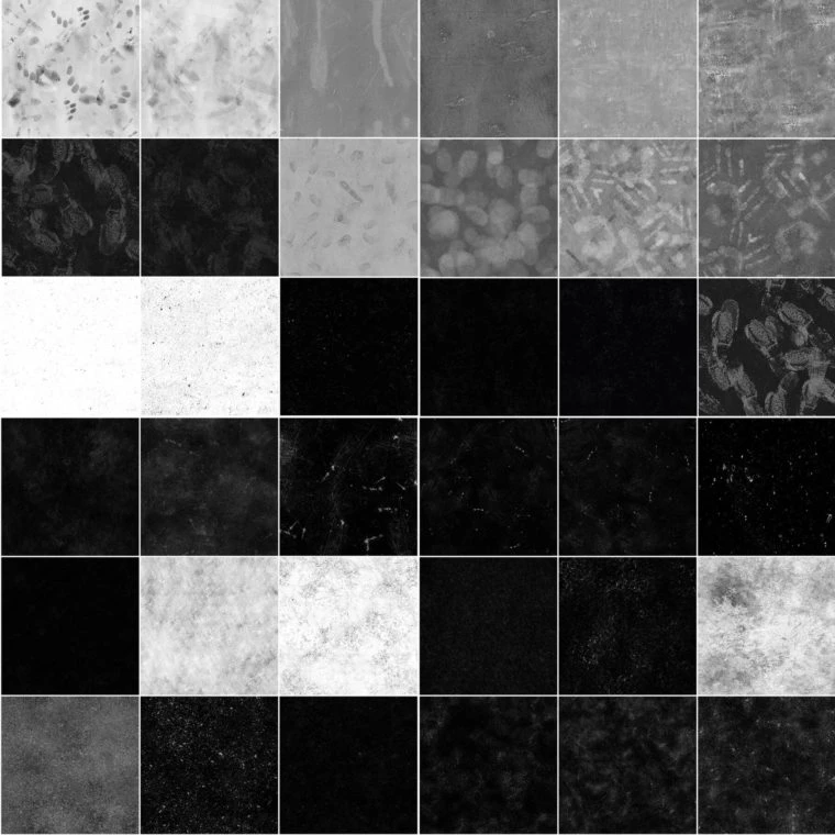 110表面缺陷可平铺纹理 ArtStation - 110 Surface Imperfection - 4k tileable textures