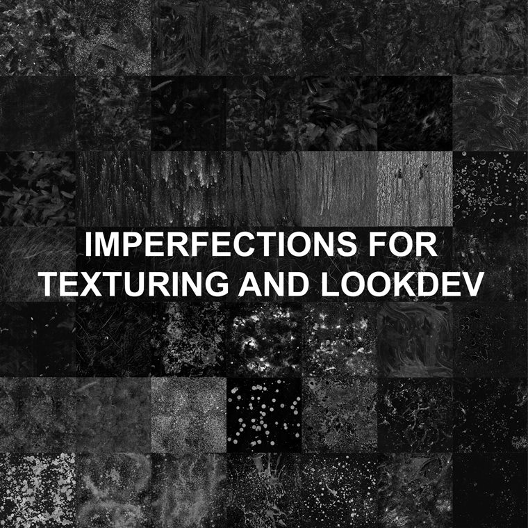表面污垢缺陷高光遮罩贴图 Gumroad - Imperfections for Texture and Look Dev