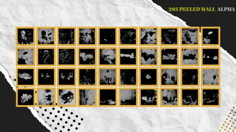 Artstation - MEGA PACK - 648 High Quality Useful Stencil Imperfection (9 Categories) vol.3