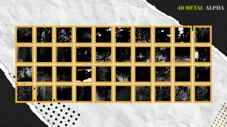 Artstation - MEGA PACK - 648 High Quality Useful Stencil Imperfection (9 Categories) vol.3