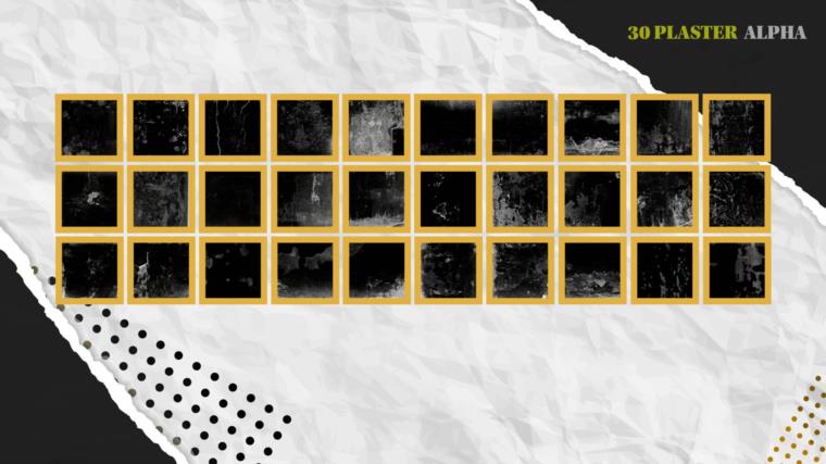 Artstation - MEGA PACK - 648 High Quality Useful Stencil Imperfection (9 Categories) vol.3