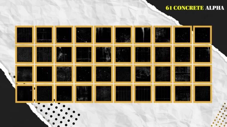Artstation - MEGA PACK - 648 High Quality Useful Stencil Imperfection (9 Categories) vol.3