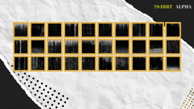 Artstation - MEGA PACK - 648 High Quality Useful Stencil Imperfection (9 Categories) vol.3