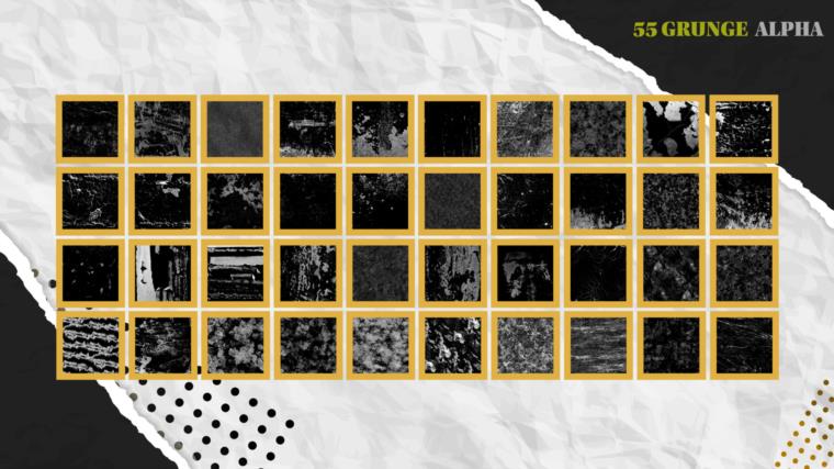 Artstation - MEGA PACK - 648 High Quality Useful Stencil Imperfection (9 Categories) vol.3
