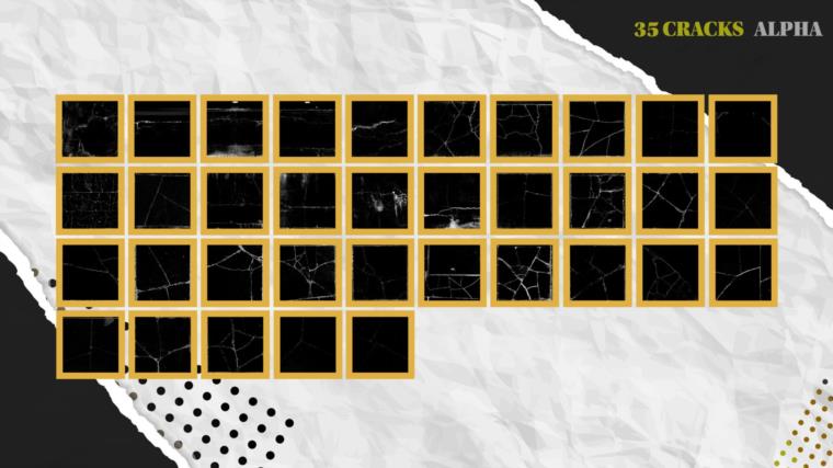 Artstation - MEGA PACK - 648 High Quality Useful Stencil Imperfection (9 Categories) vol.3