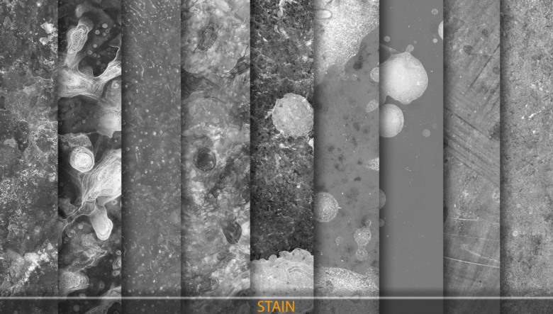 100个实用缺陷高光遮罩贴图 ArtStation - MEGA PACK 100 Practical and useful Stencil imperfection VOL 4