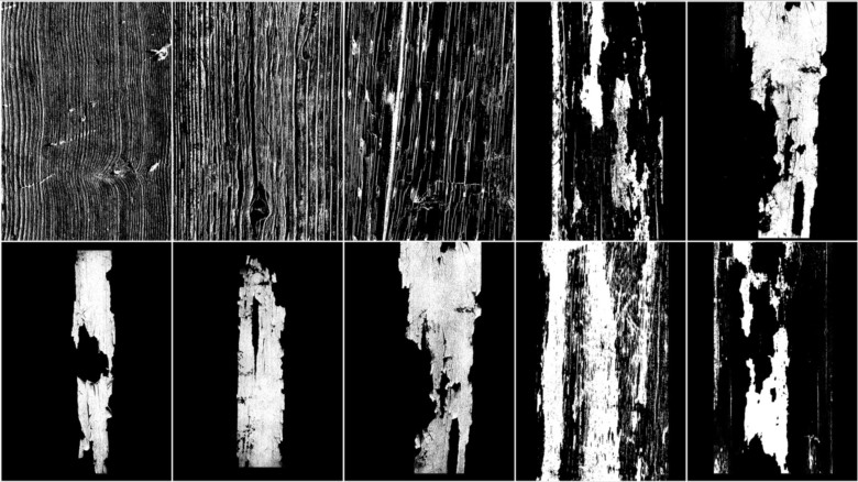 72种木材表面缺陷高光遮罩贴图 ArtStation - Wood surface Imperfection Vol 03