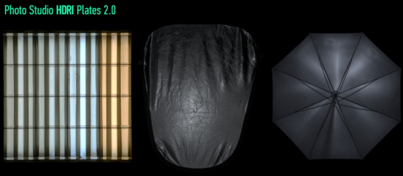 HDRI摄影棚照明 Artstation - Photo Studio Light Plates HDRI vol 2.0