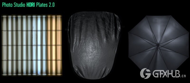 HDRI摄影棚照明 Artstation - Photo Studio Light Plates HDRI vol 2.0