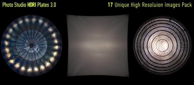 HDRI摄影棚照明 Artstation - Photo Studio Light Plates HDRI vol 3.0