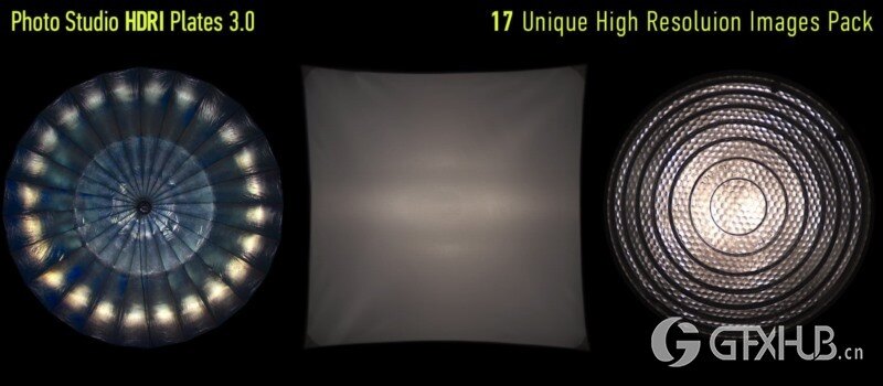 HDRI摄影棚照明 Artstation - Photo Studio Light Plates HDRI vol 3.0