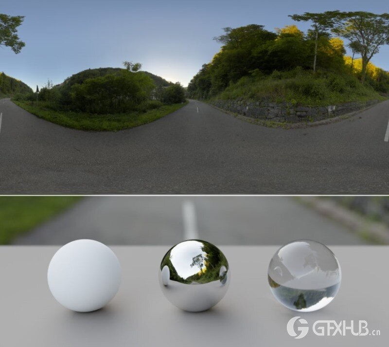 3个HDRI全景天空贴图16K Gumroad - HDRI Albtal 01-03