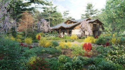 74个法国庭院景观植物树木灌木3D模型 Bundle 28 French Home & Garden