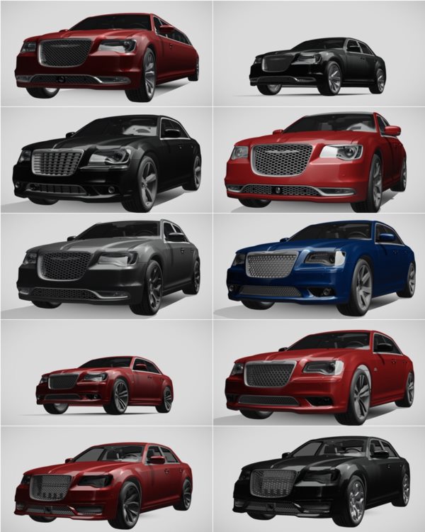 1014辆汽车3D模型合集 Sketchfab – 1014 Car 3D Models (BLEND | FBX) 65GB