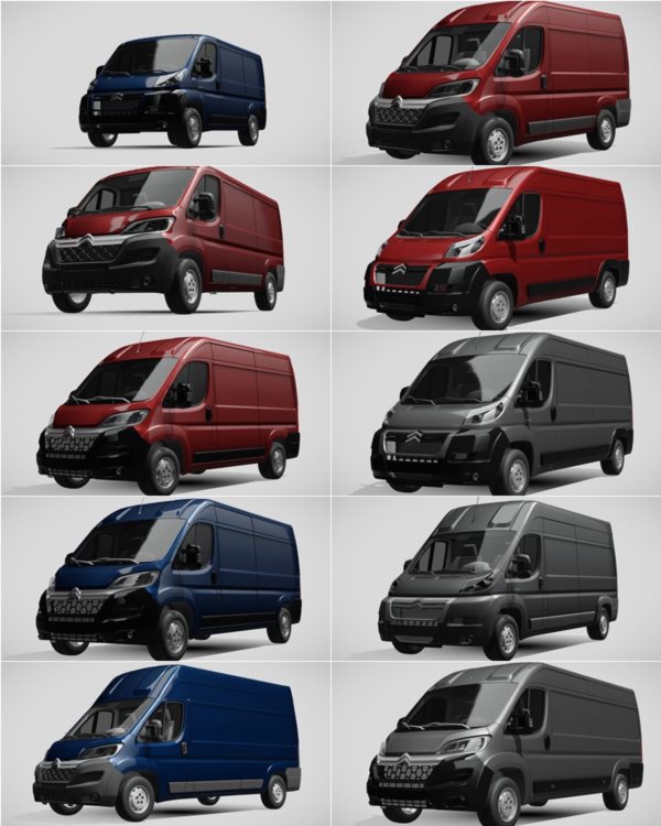 1014辆汽车3D模型合集 Sketchfab – 1014 Car 3D Models (BLEND | FBX) 65GB