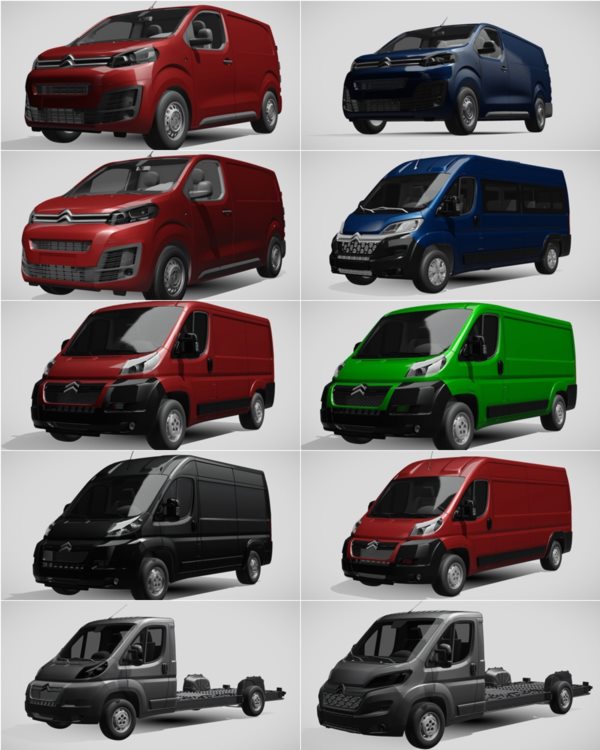 1014辆汽车3D模型合集 Sketchfab – 1014 Car 3D Models (BLEND | FBX) 65GB