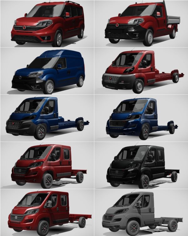 1014辆汽车3D模型合集 Sketchfab – 1014 Car 3D Models (BLEND | FBX) 65GB