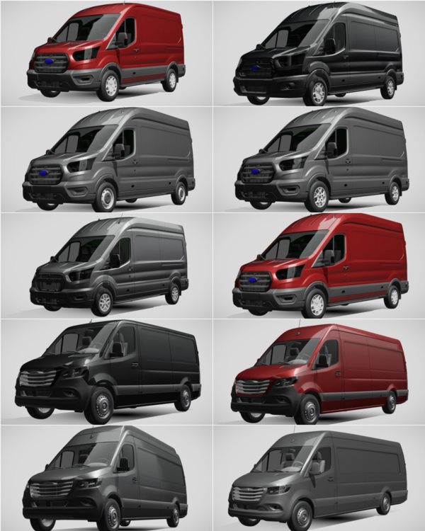 1014辆汽车3D模型合集 Sketchfab – 1014 Car 3D Models (BLEND | FBX) 65GB