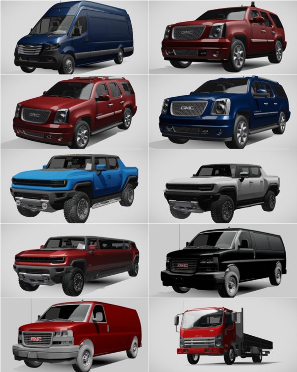 1014辆汽车3D模型合集 Sketchfab – 1014 Car 3D Models (BLEND | FBX) 65GB