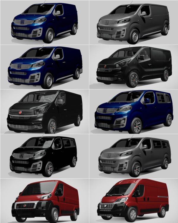 1014辆汽车3D模型合集 Sketchfab – 1014 Car 3D Models (BLEND | FBX) 65GB