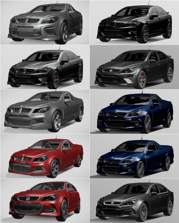 1014辆汽车3D模型合集 Sketchfab – 1014 Car 3D Models (BLEND | FBX) 65GB
