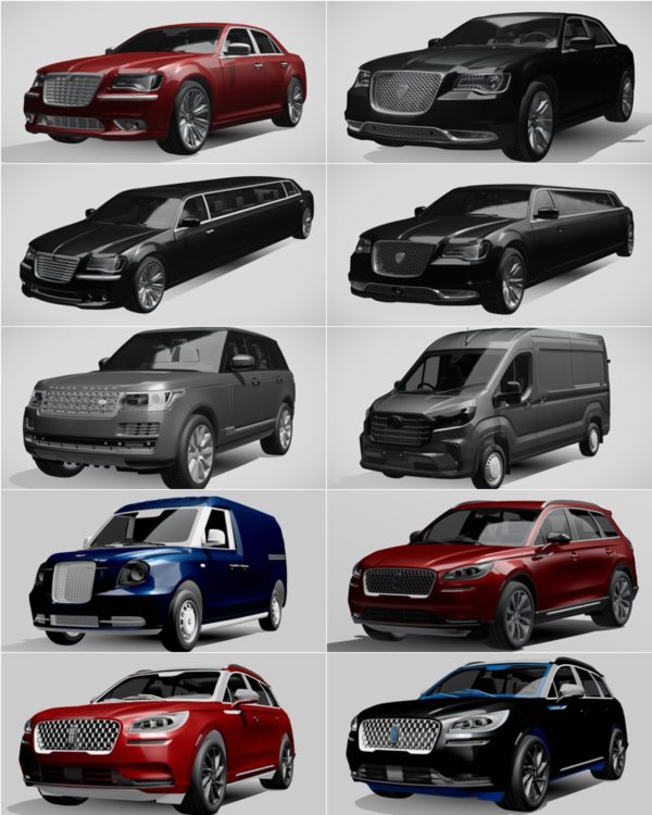 1014辆汽车3D模型合集 Sketchfab – 1014 Car 3D Models (BLEND | FBX) 65GB