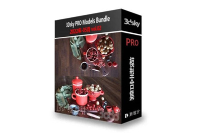 3dsky Pro 2022年5月3D模型合辑第2卷 | 500套 | 11GB