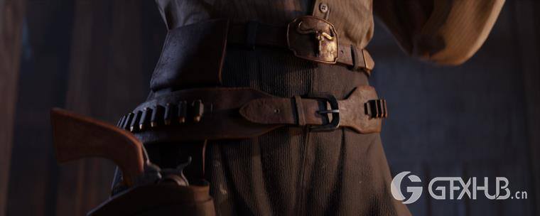 狂野西部系列 | 角色/武器/马匹/建筑物 Big Medium Small – Wild West Collection BUNDLE