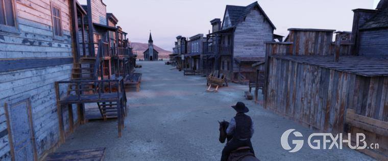 狂野西部系列 | 角色/武器/马匹/建筑物 Big Medium Small – Wild West Collection BUNDLE