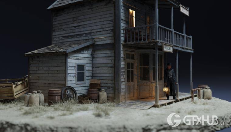 狂野西部系列 | 角色/武器/马匹/建筑物 Big Medium Small – Wild West Collection BUNDLE