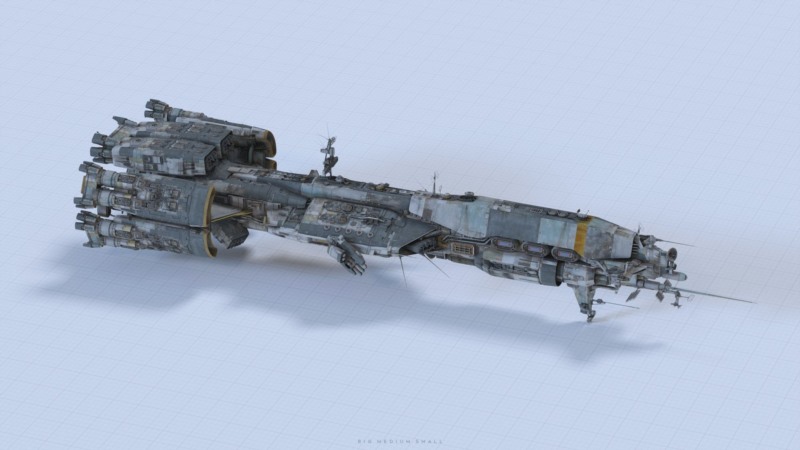 200多个人物角色科幻机甲零件3D模型 Big Medium Small - Mech Squad 3D Collection
