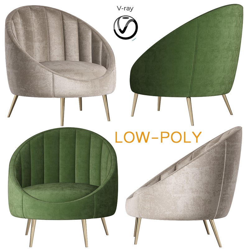 扶手椅休闲椅10套3D模型合辑 ARMCHAIR Collection 10 Pieces 3d model
