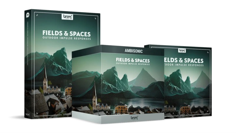 沉浸式自然和城市环境音效 Boom Library - Fields & Spaces Outdoor Impulse Responses
