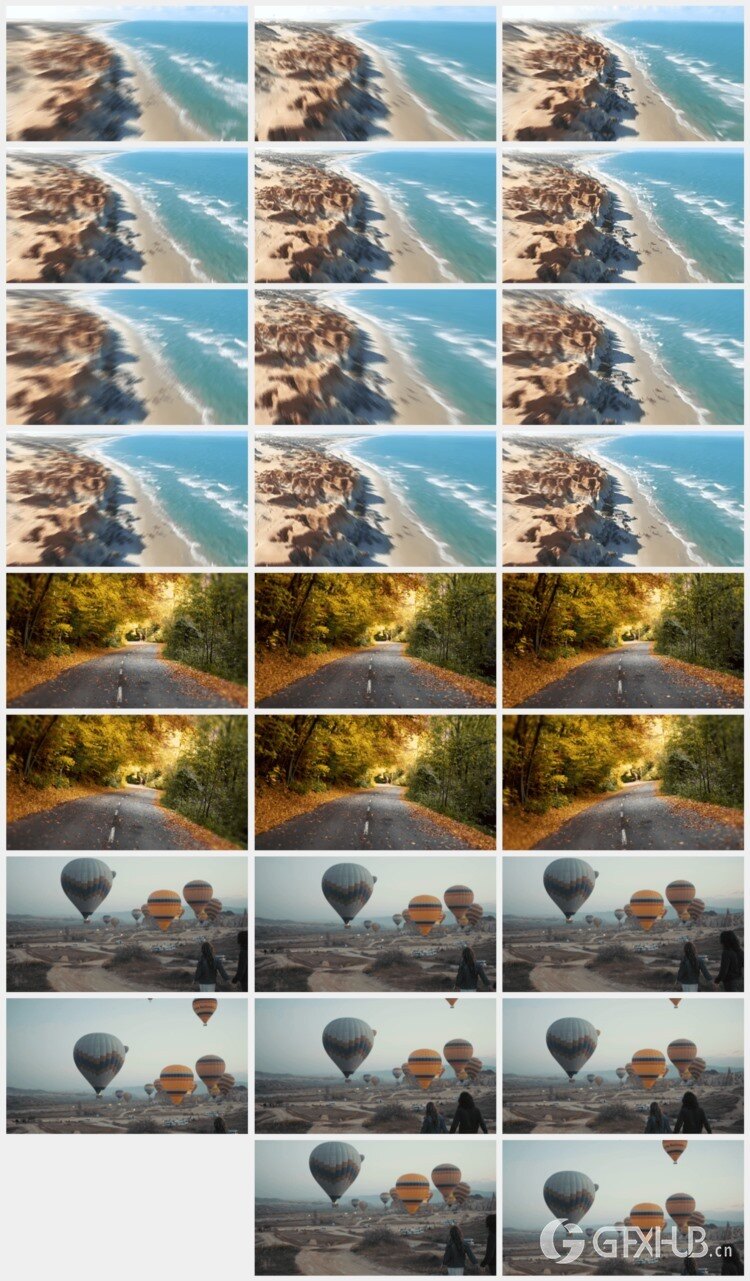 1125个现代时尚文字标题排版调色转场背景动画预设 Social Pack