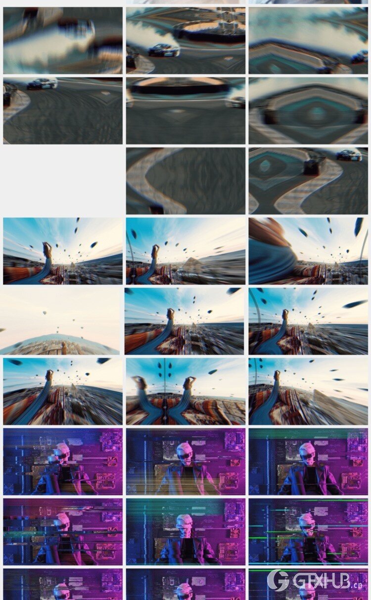 1125个现代时尚文字标题排版调色转场背景动画预设 Social Pack