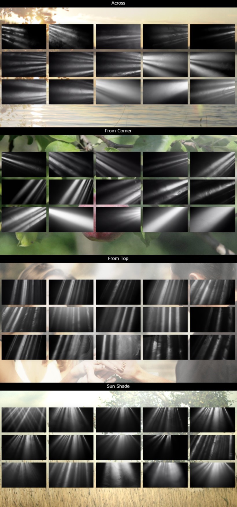 60组2K真实光线照射特效合成视频素材 MotionVFX - mRays